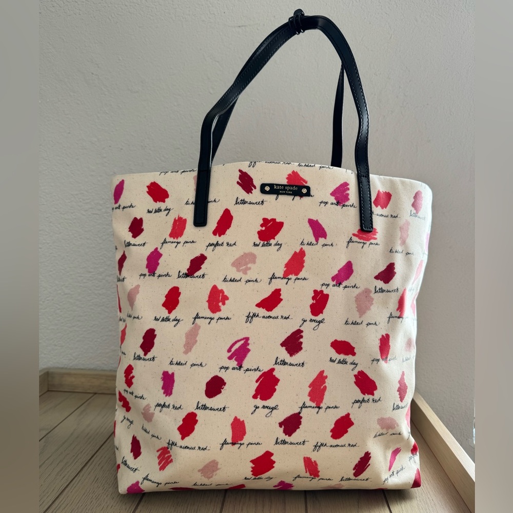 Kate Spade New York Lipstick Swatch Tote